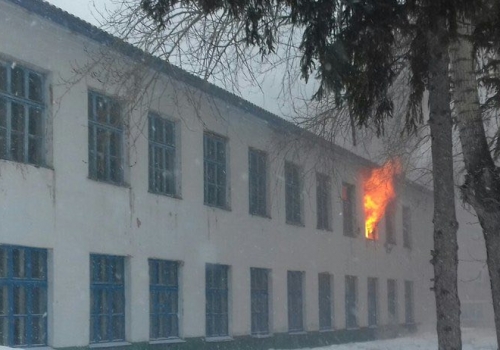 На севере Омской области горело педучилище