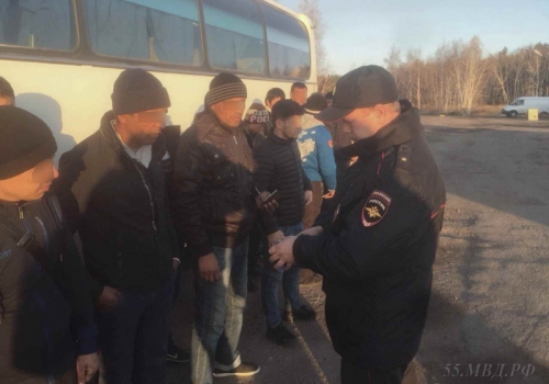 В Омской области задержали девять нелегальных мигрантов
