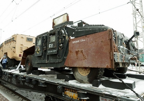 В Омск едет поезд с подбитой в Сирии техникой исламских террористов