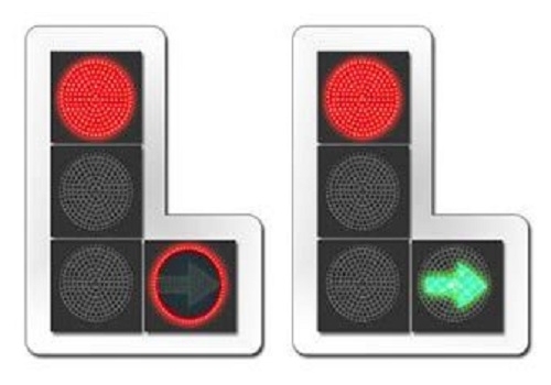 В Омске поставили первые светофорные секции со встроенным красным сигналом