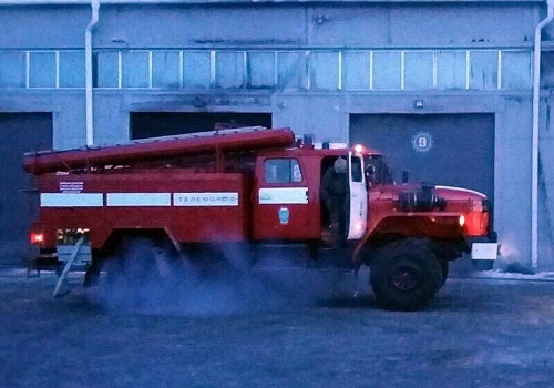 Омскую пожарную машину чуть не угнали в Казахстан