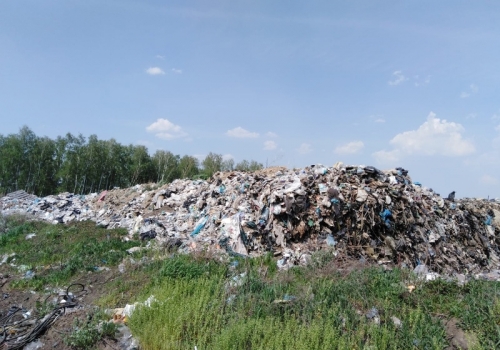 В Омске продолжают уничтожать несанкционированные свалки