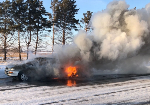 Машины в Омской области горят в среднем через день