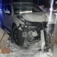 Житель Омской области на внедорожнике Mazda потерял сознание, влетел в кирпичный забор и погиб