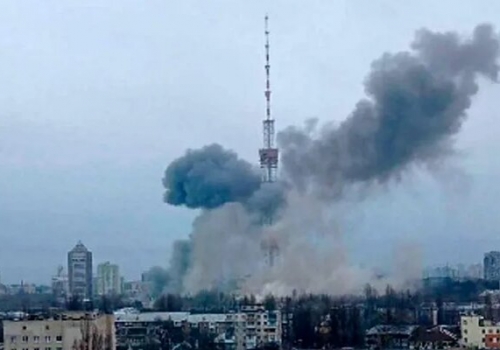 В Киеве у телевышки прогремел мощный взрыв