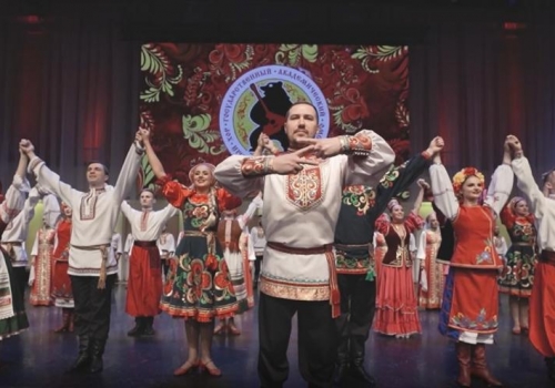 Омичи с помощью танца присоединились к национальной эстафете «Россия — мы»