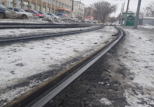В Омске продолжат капитальный ремонт трамвайных путей