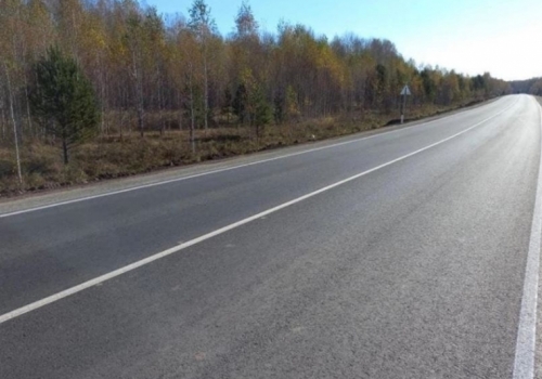 В Омской области завершился ремонт ещё четырёх километров трассы