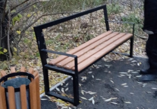 В Омске неизвестные разобрали скамейки на «Зелёном острове»