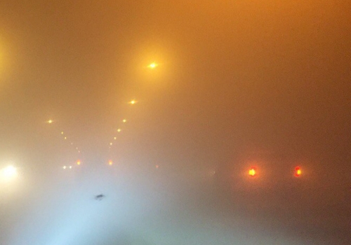 Из-за тумана видимость в Омске снизилась до 50 метров