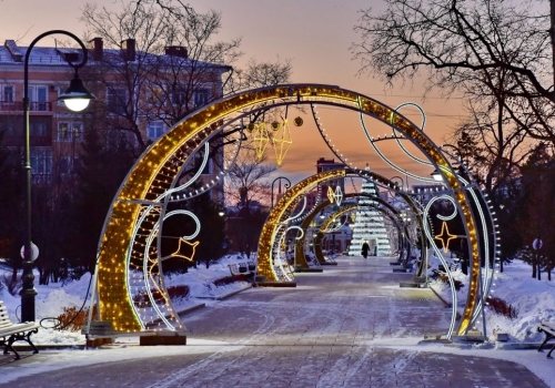 На праздничные украшения Омска будет потрачено более 2 млн рублей