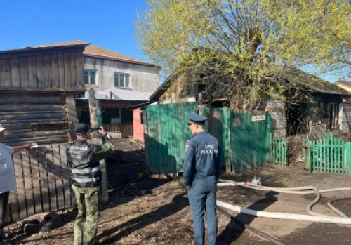 Хоценко: при пожаре в Называевске пятеро детей спаслись