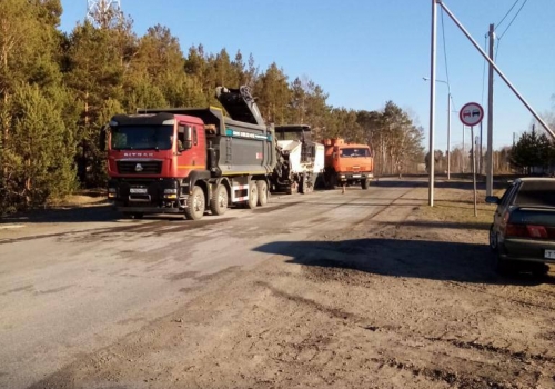 Омские дорожники начали ремонтировать трассу «Тобольск — Тара — Томск»