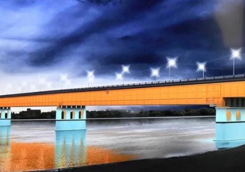 Обнародован эскиз подсвеченного Ленинградского моста