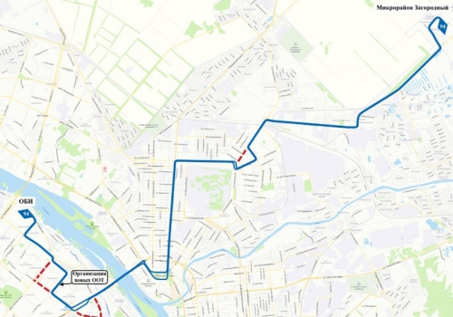 В Омске изменилась схема движения маршрута № 94