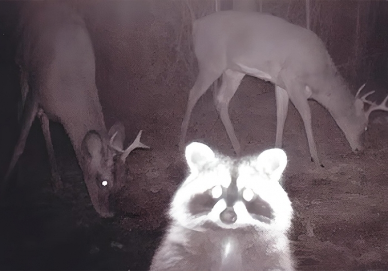 Енот олень. Смешные снимки с фотоловушек. Животные ночью. Странные снимки с фотоловушек.