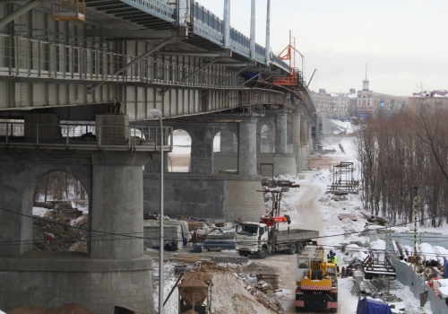 Реконструкция Ленинградского моста может осложниться из-за паводка