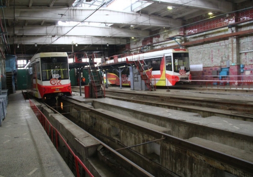 Мэр Омска Шелест о трамвайном депо: «Есть нехватка кадров, проблемы с поставками запчастей»