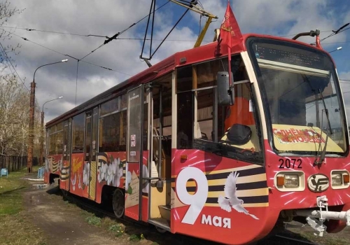 В Омске появится тематический «Трамвай Победы»