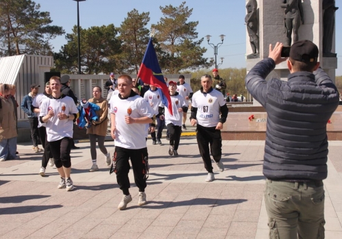 В Омске прошёл праздничный «Zабег Победы»