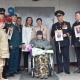 Омские росгвардейцы поздравили 97-летнего ветерана с наступающим праздником Победы