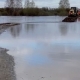 В Омской области паводок поглощает дорогу из Усть-Ишима в Тевриз