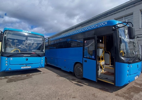 «Омскоблавтотранс» направил автобусы для вывоза жителей Усть-Ишимского района
