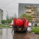 Омские дорожники сражаются с последствиями ливня