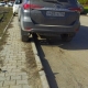 Полиция накажет водителя, припарковавшего внедорожник на тротуаре возле «Омской крепости»