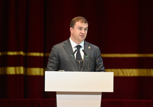 Омский губернатор Виталий Хоценко выступил перед коллегией Росводресурсов с докладом