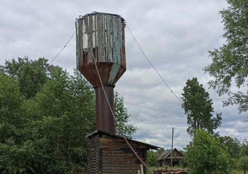 В поселке Омской области детвора хлебает воду с червями