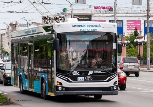 Новый троллейбусный маршрут от центра Омска и почти до Долины Нищих заработает в конце года