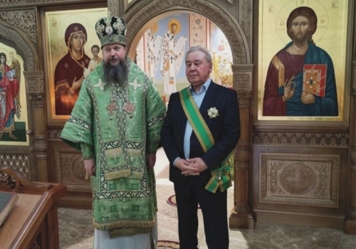 Экс-губернатор Полежаев за восстановление Воскресенского собора награжден орденом Сергия Радонежского