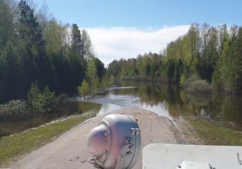 В Омской области начато восстановление дорог, ушедших под воду весной