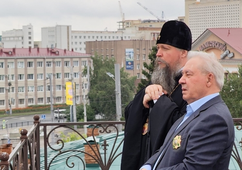 Экс-губернатор Полежаев хочет показать омичам галограмму будущего Ильинского собора