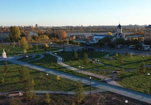 В Омске появился городской сад имени Суворова