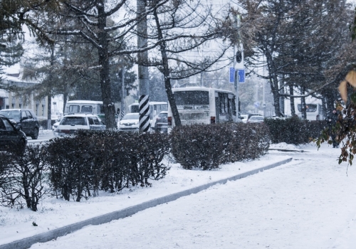 В Омске остается европейская зима