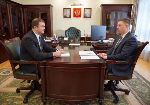 Губернатор встретился с руководителем Федерального фонда обязательного медицинского страхования