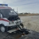 ДТП с участием скорой помощи произошло в Марьяновском районе